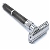 Parker, 96R Graphite Gray Long Handle Butterfly Open Double Edge