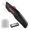 WORKPRO Premium Utility Knife, Retractable All Metal Heavy Duty Box