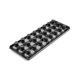 Tekton 3/4 Inch Drive 3-Rail Socket Organizer Set, Gray (24-Tool)