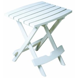 Adams Side Table 19.75" H X 15.25" W X 17.38" D White 25 Lb.