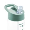 Smash Drink Bottle with Water Timings 700ml Sage, Grey