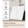 GUOHNHE Garment Rack Freestanding, Metal Coat Rack, White, 68.9 In
