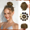 SOFEIYAN Human Hair Bun 100% Real Human Hair 16g Messy