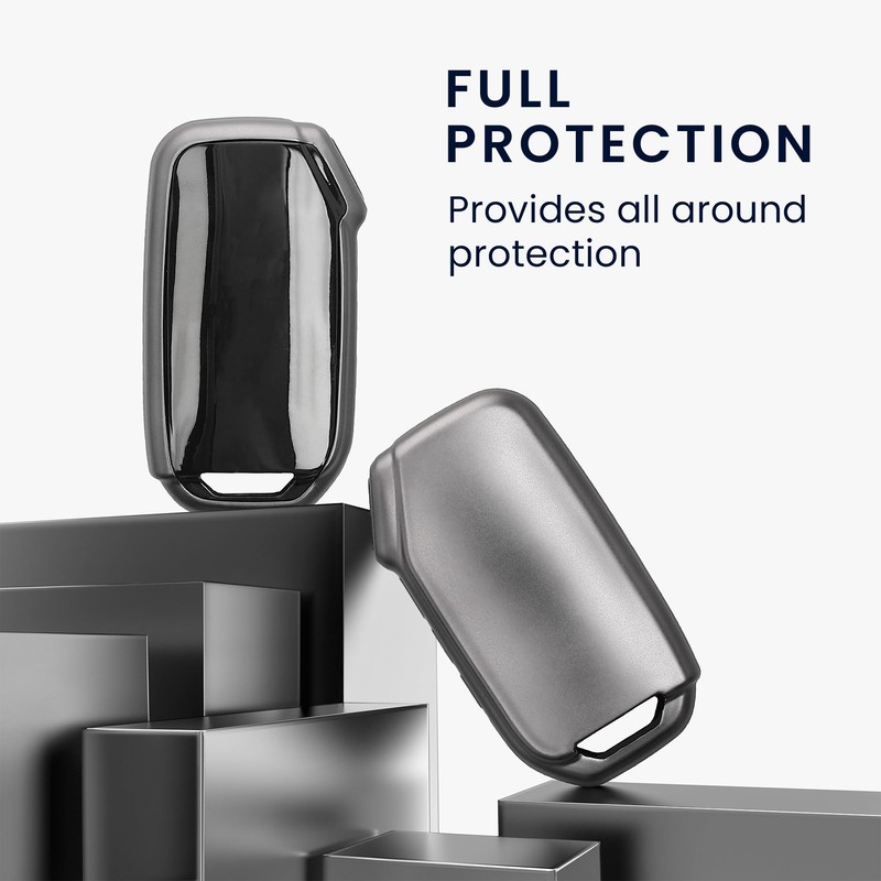 kwmobile Key Cover Compatible with Kia 3 Button Car Key