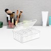 Bead Storage Box,15 Grids Clear Nail Accessory Storage with Hinged