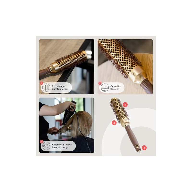 OLIVIA GARDEN Expert Blowout Speed - Gold & Brown 35