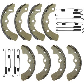 ZICOO Front & Rear Brake Shoes for Kawasaki Mule 4010 4000 3020 3010 3000 4x4 Diesel KAF 620 KAF 950 UTV 2001-2021