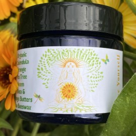 Radiant Unity 4oz Calendula Salve W/ Tea Tree Neem Orange Anti-aging Protective Soothing Burns