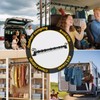Heavy Duty Car Clothes Hanger Bar 30-64 inches, 4Pcs Accessories