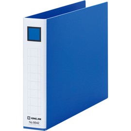 King Jim Lever Ring File, A5 Horizontal, Suitable Storage Capacity: 250 Sheets, 6642 Blue