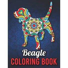 Beagle Coloring Book: Stress Relieving Adorable Beagle Coloring Book for Adults Made with 40 Mandala Style Beagle Coloring Pages, Beagle Gifts for Women