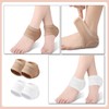 Baluue 2pairs Moisturizing Heel Socks for Cracked Heels Comfortable Half