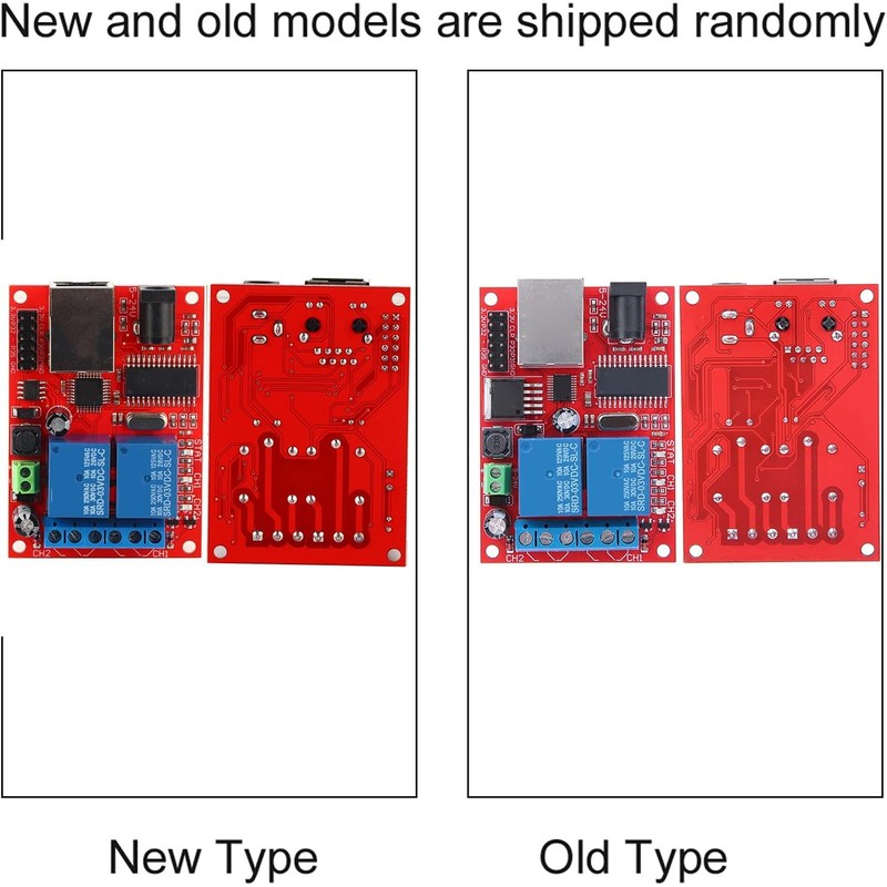 2 Channel Relay Module, DC5V-24V LAN Ethernet Relay Board Controller
