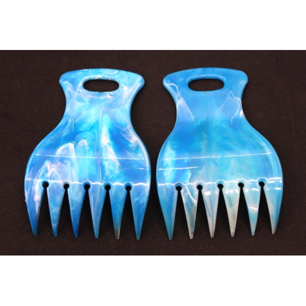 Mebco Vintage Mebco "The Tousle Comb" -Lot of 2- Blue