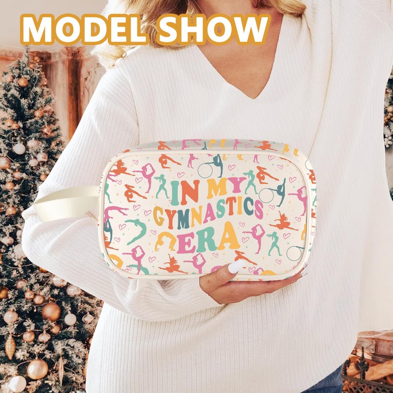 Gymnastics Clear Makeup Bag Gymnastics Lover Coach Gift Gymnast Travel