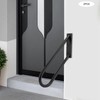 DYNAMI 2-Pack Stainless Steel U-Shaped Handrail for 1-3 Steps,27.5in Black