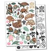 Turtles and Tortoises Temporary Tattoo Water Resistant Fake Body Art