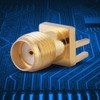 Yosoo Health Gear 10pcs Brass SMA Socket Connector, SMA PCB