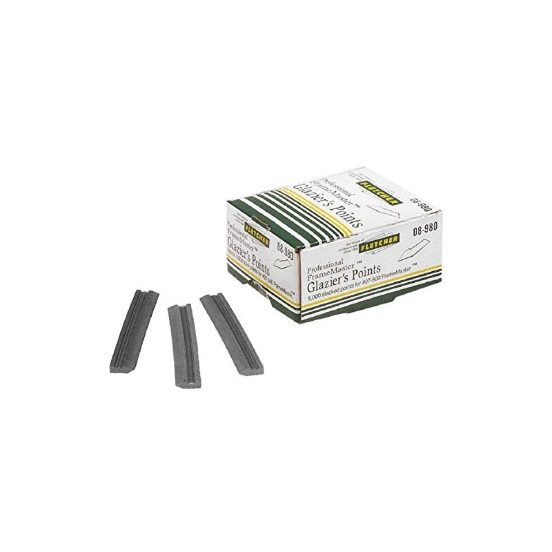 Fletcher FrameMaster Framing Tool - Glazier's Points, Pkg of 5000
