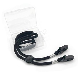 DONGKER Hat Anti-Wind Lanyard Cord Clips Rope, Pack of 5 Hat Retaining Clip, Hat Band Clips for Wind, Hat Cord for Running, Cycling, Golf, Hiking