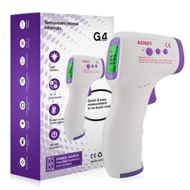 G4GADGET Forehead Thermometer for Adults & Kids, Non-Contact Infrared Digital Thermometer Gun with Fever Alarm, Instant Accurate Reading, °C/°F Switch, for Baby, Room & Surface Temperature