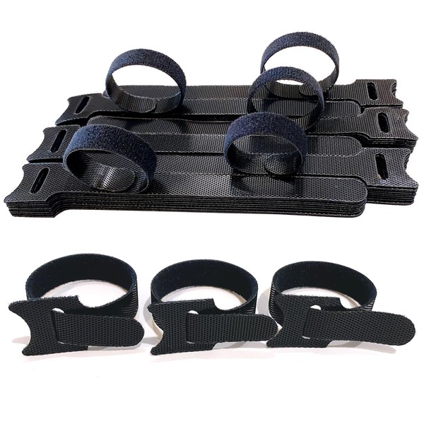 Reusable fastening Cable Ties for Cable Management with Hook and