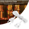 KYRYD 2-Pack 5m PVC Extension Cords for LED Outdoor Lighting