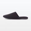[MUJI 84774287] Slippers Washable Foot Slippers Dark Gray 23.5 cm