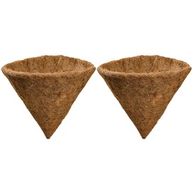 JOENHOPER Pre-Formed Replacement Cone Shaped Coco Liner,Set of 2 (14-Inch)