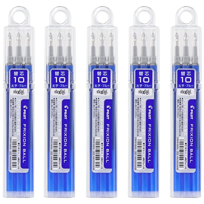 Pilot LFBKRF30M3L FriXion Ball Refills, 1.0mm, Blue, 3 Pack x