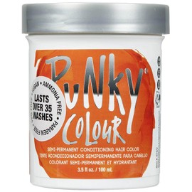 Punky Flame Semi Permanent Conditioning Hair Color, Non-Damaging Hair Dye, Vegan, PPD and Paraben Free, Transforms to Vibrant Hair Color, Easy To Use and Apply Hair Tint, lasts up to 35 washes, 3.5oz