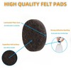 Furnigear Felt Pads Small 3/8" Felt Pads for Cabinet Doors