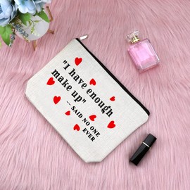 Gift for Makeup Lover Makeup Bag Funny Gift for Women Friendship Gift for Girls Birthday Gift for Friends Bestie Graduation Gift for Her Christmas Wedding Gift for Cousin Travel Cosmetic Pouch