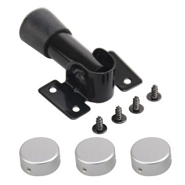 Guitar Pedalboard Folding Feet,Guitar Pedalboard tripod,with 3PCS Footswitch Topper,Pedal Board Folding Feet