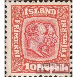 Iceland 53 with hinge 1907 Christian IX. and Frederik VIII. (Stamps for collectors)