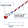 smseace 5Pack 1/4''(6mm) AC/DC12-24V LED Indicator Light Waterproof IP65 24