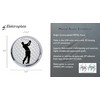 Elektroplate Golfer Swing All Metal Emblem for Automotive | Car
