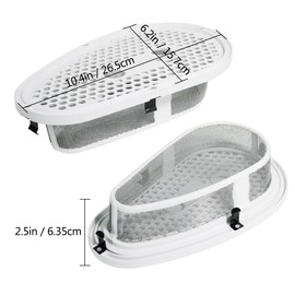 W10828351 Upgraded Clothes Dryer Lint Filter And Cover Dryer Lint Screen With Case Cover Compatible With Whirlpool Kenmore Dryer/Washer,Replaces 8531964 8531967 AP5985829