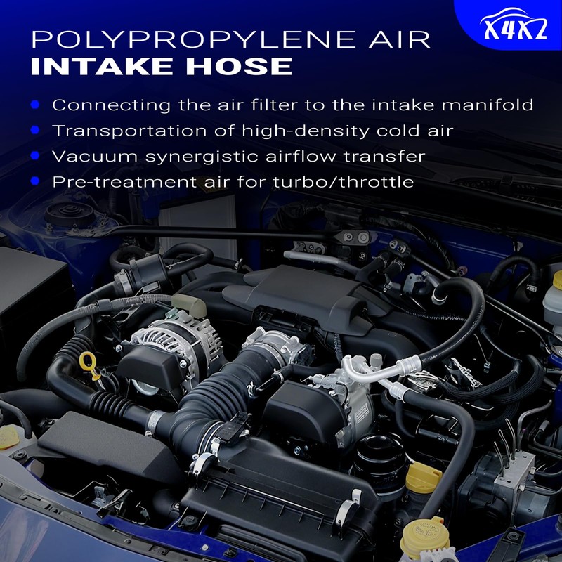 1L5Z9B659BA Air Intake Outlet Hose With Clamp For 1998-2003 Ford
