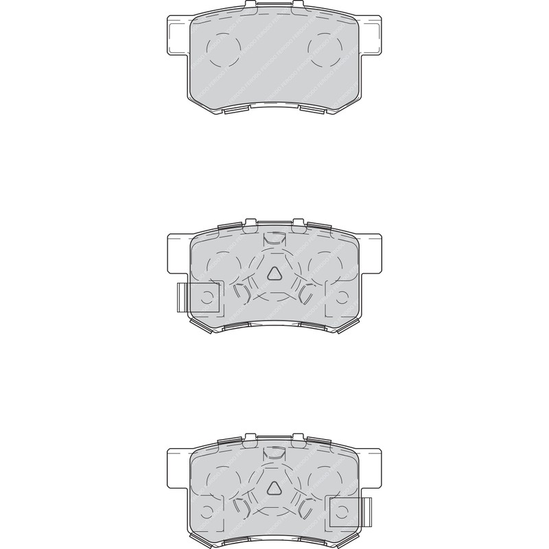 Ferodo FDB4227 PREMIER Brake Pad Set, Disc Brake - (4