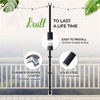 IDZO Heavy Upgrade Duty Outdoor String Light Pole for Deck