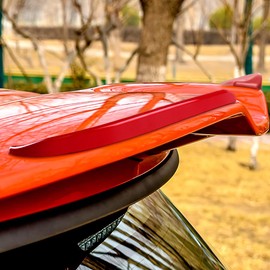 KUNGKIC Mini Cooper Spoiler Rear Wing Lip Compatible with F55 F56 S/JCW 2014-2022 Sport Cool Exterior Decoration Accessories Red