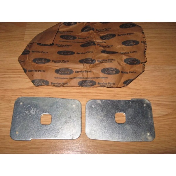 Ford 2 NOS Ford Quarter Panel Striker Reinforcement Plate E3FZ6128362A