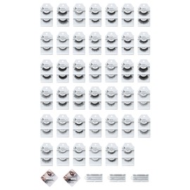 Kara Beauty Human Hair Eyelashes - 46 (Pack of 12)