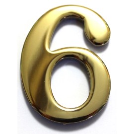 Better Box Mailboxes 2" Brass Numbers Better Box Mailboxes Brass Mail Box Numbers 2 Inch Brass Number - 6 and 9