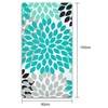 Pknoclan Beach Towel, Dahlia Floral Bath Towel, 59.1 x 31.5