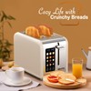 Mecity 2 Slice Touch Screen Toaster, 1.5" Wide Slot, Stainless