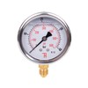 THERMIS Pressure Gauge 304G 1/4 Connection from Below 0 –