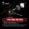 MZS Motorcycle Bar End Mirrors, 2015-2023 Aluminum Motorbike Handlebar Mirror