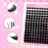 280pcs 200D 0.07D DIY Eyelash Extensions Mixed 8-16 mm with